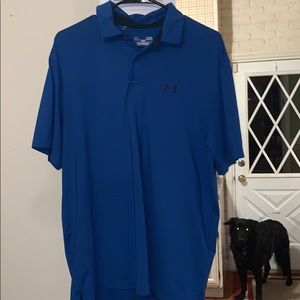 Blue Under Armor Polo